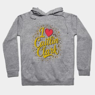 I love Cailtin Clark 22 stars decorations effect Hoodie